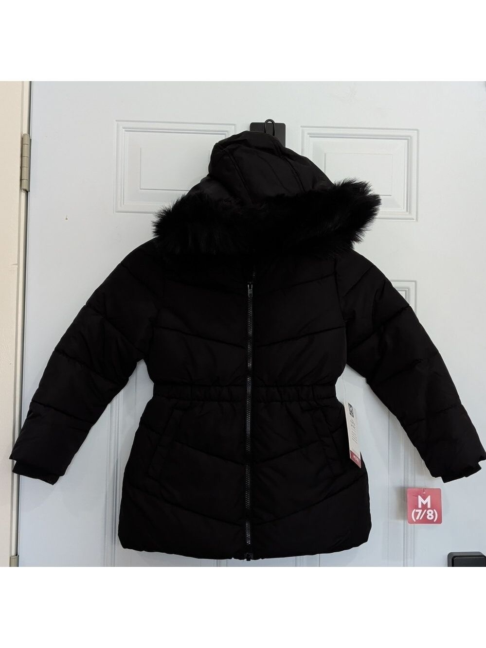 Member's Mark Girls Puffer Jacket Black Multiple Sizes